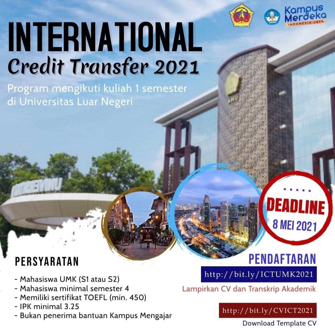 International Credit Transfer (ICT) 2021